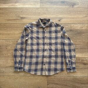 Men’s Plaid Button-Up Shirt